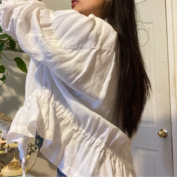 SOLD (xchange )100% LINEN JACKET - Picture 2 of 16